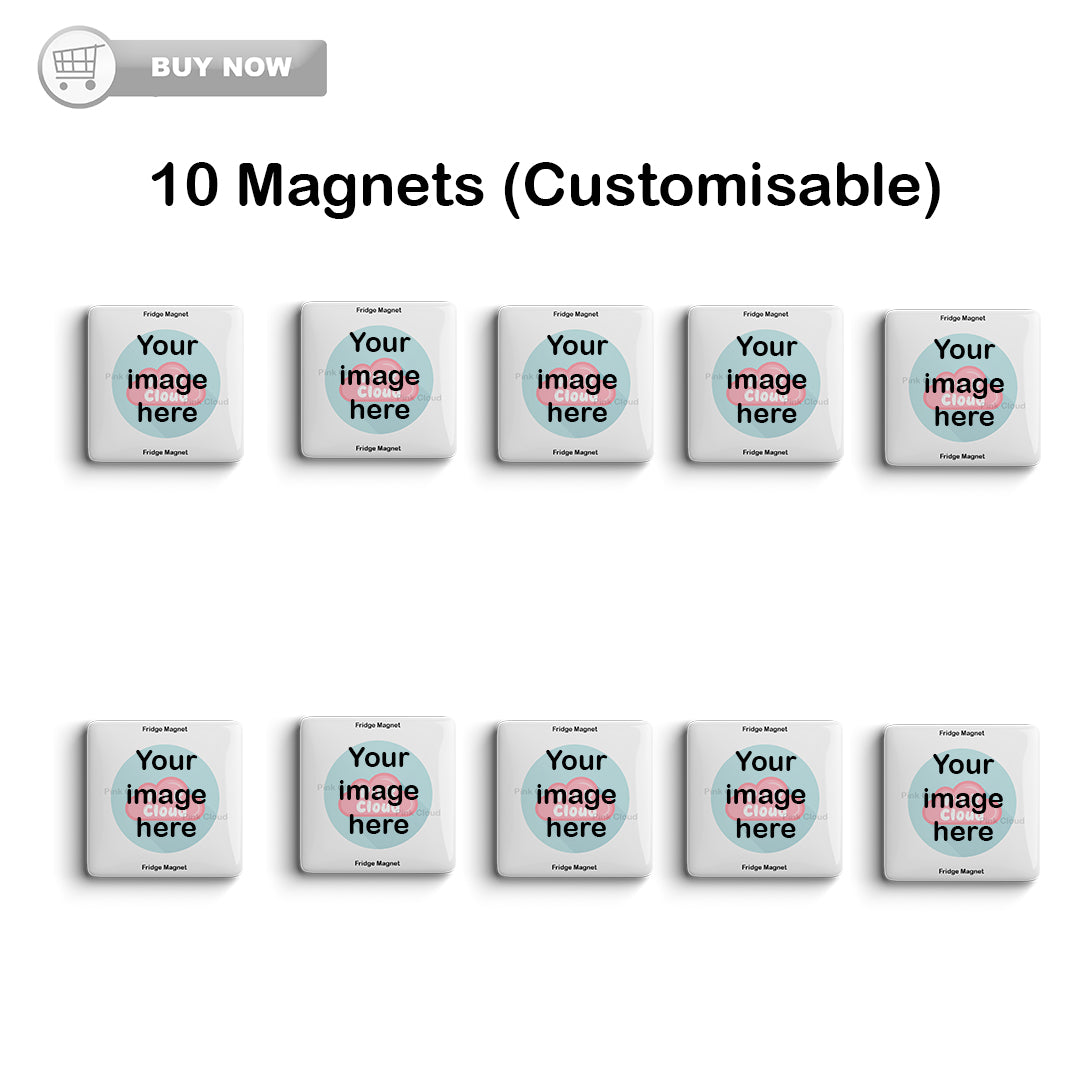Fridge magnet set of 10