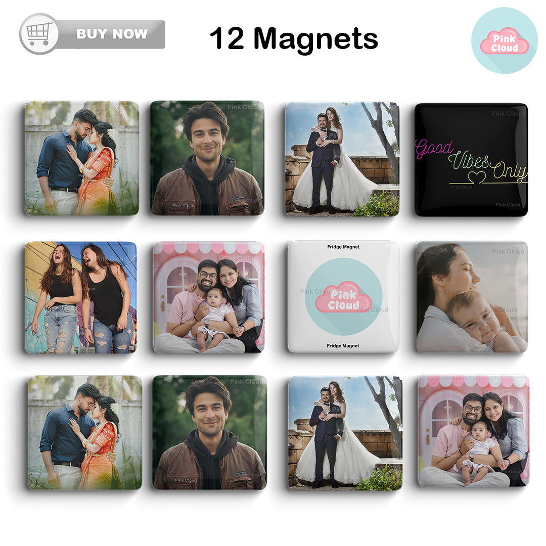 Fridge magnet set of 12