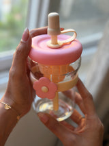 Pink glass 250ml capacity