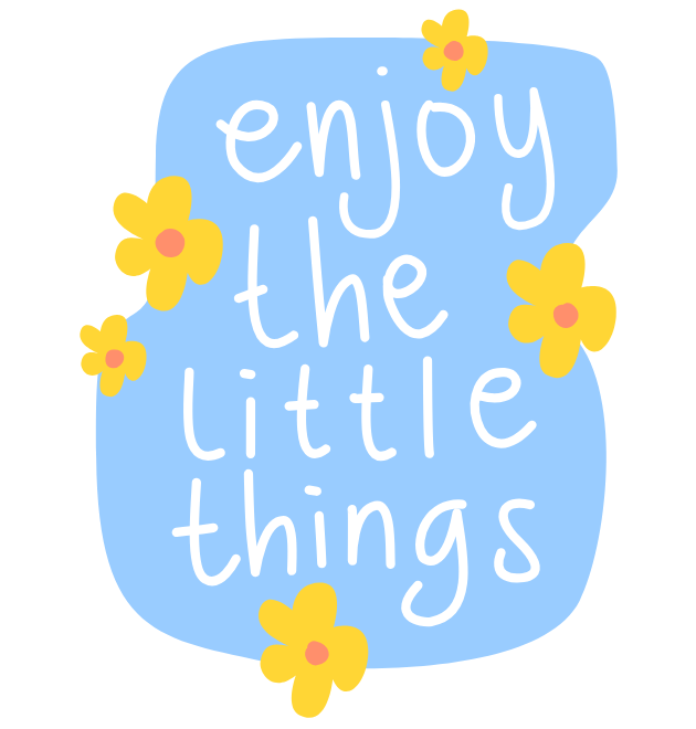 Fridge Magnet - enjoy little things
