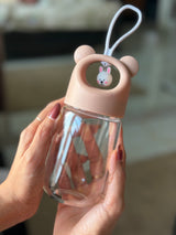 Cute bunny 300ml glass jar
