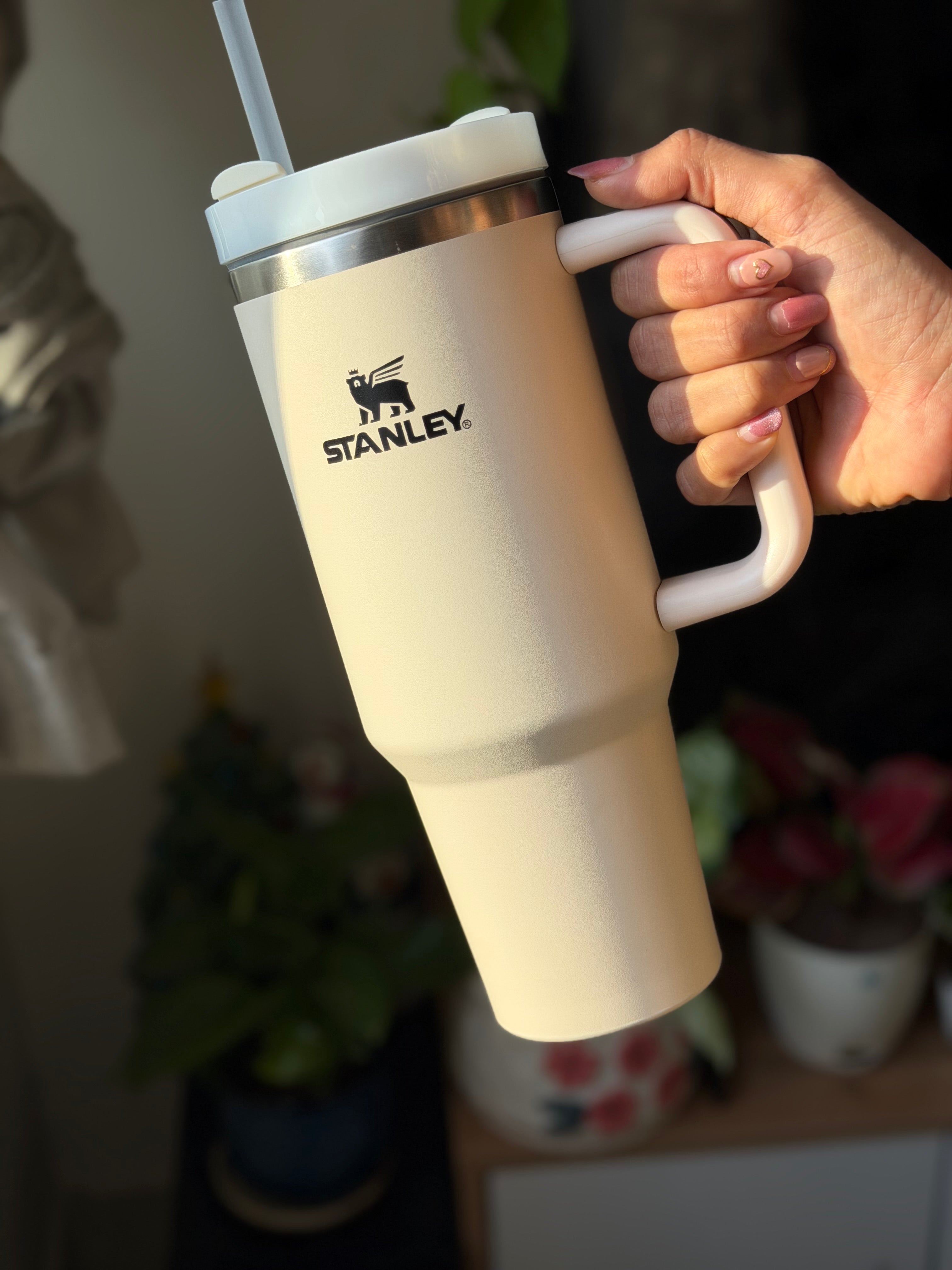 Off white STANLEY flask