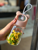 Cute bunny 300ml glass jar