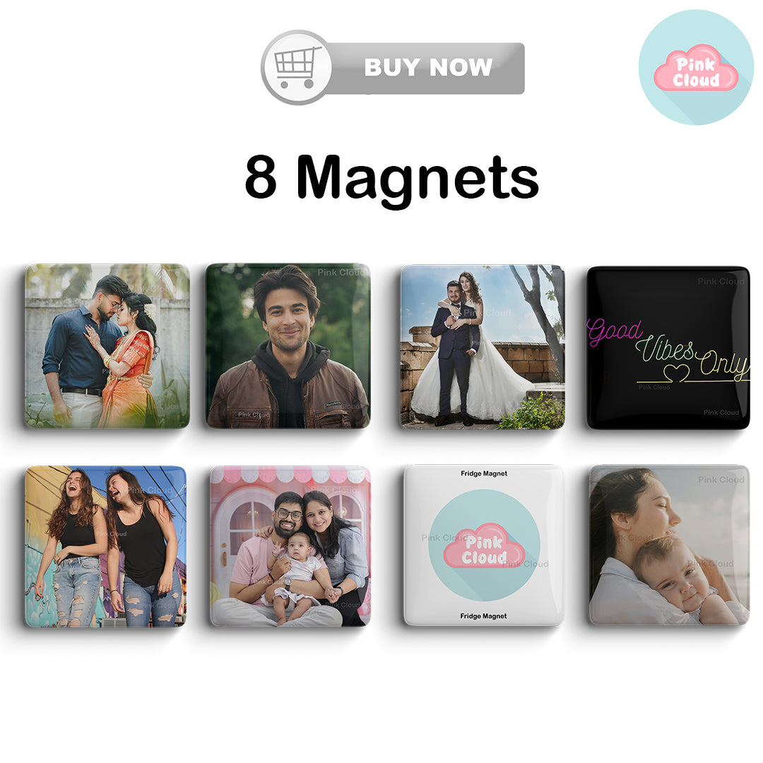 Fridge magnet set of 8