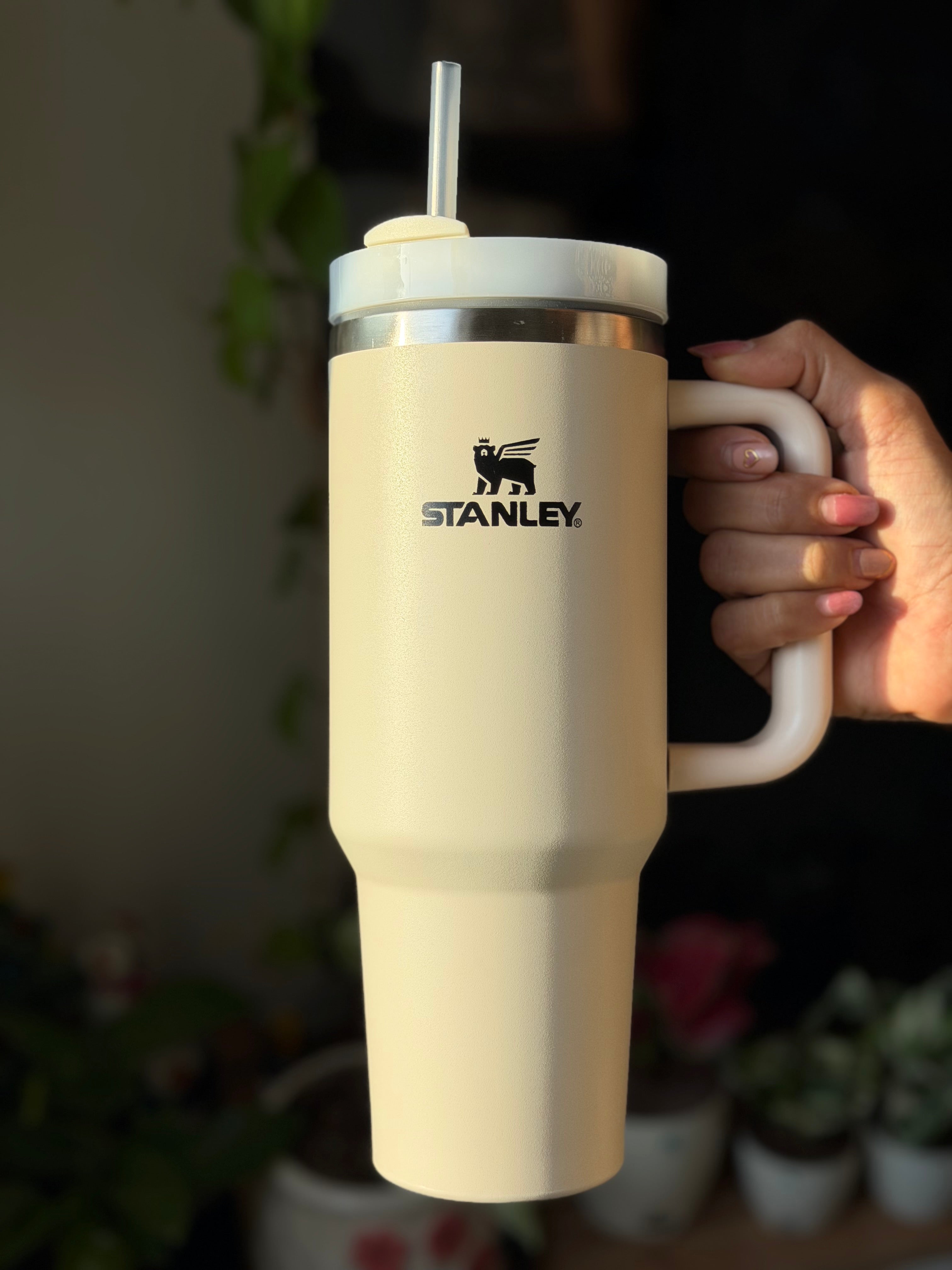 Off white STANLEY flask