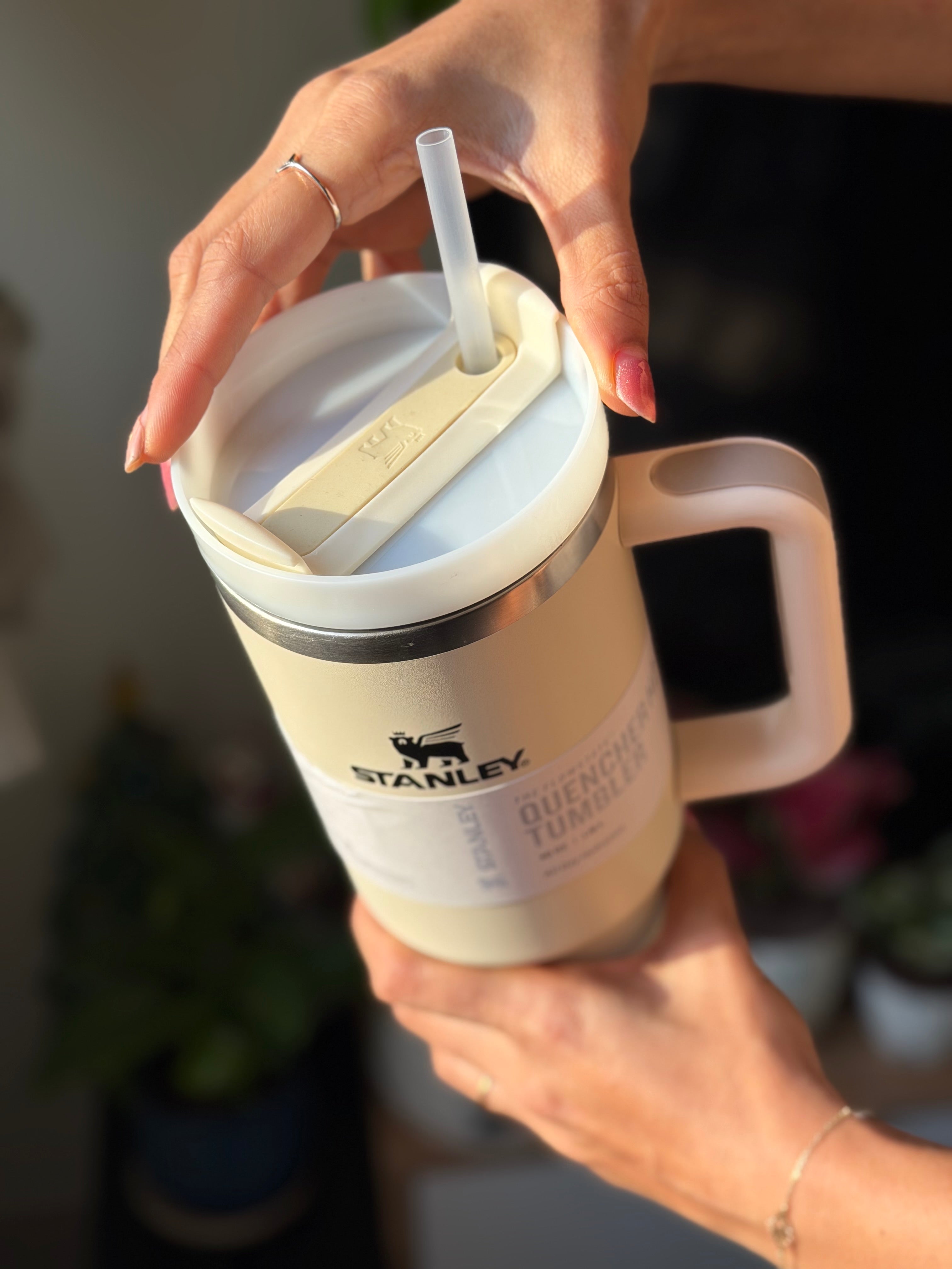 Off white STANLEY flask