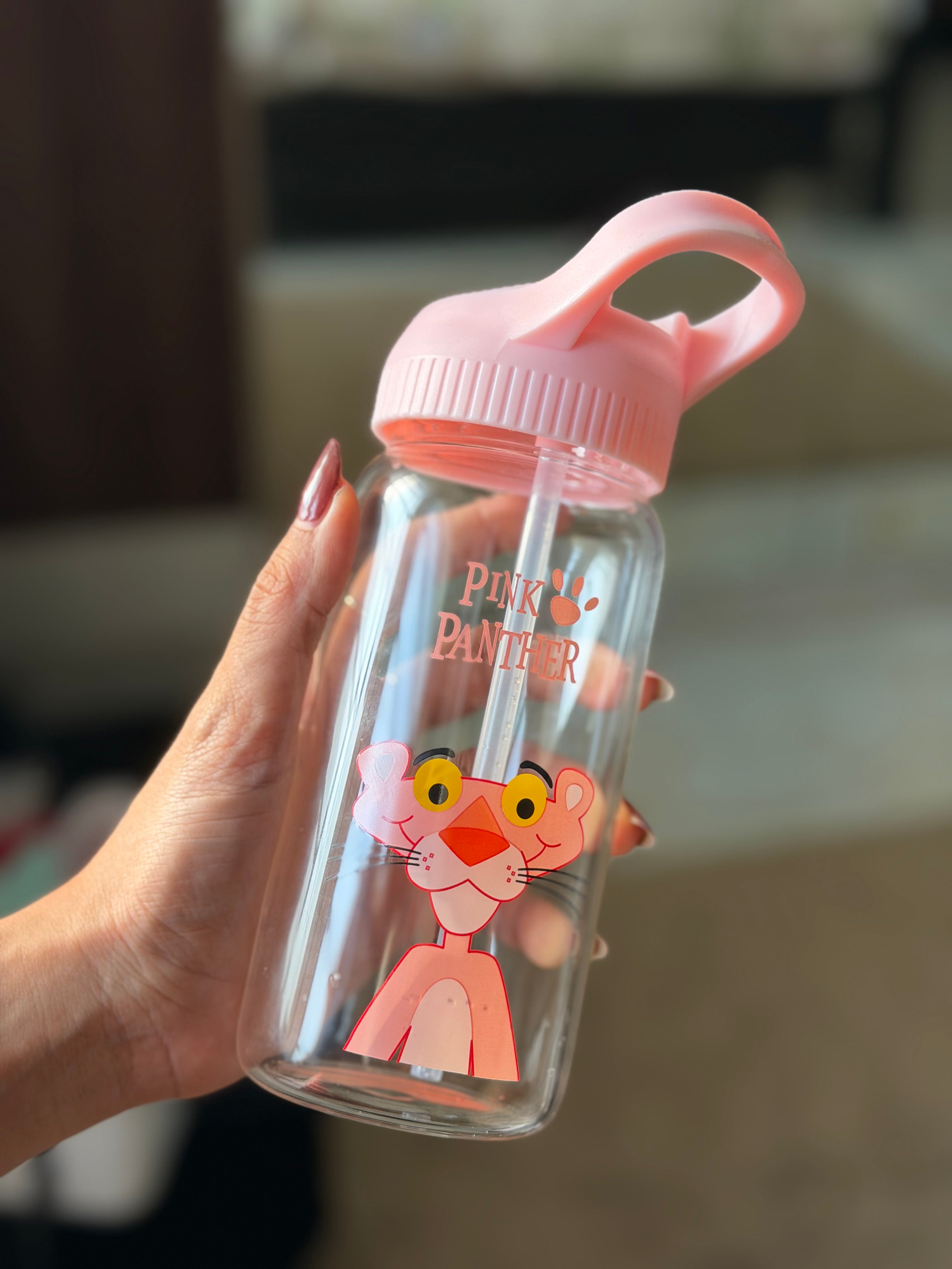 Pink panther glass jar 500ml