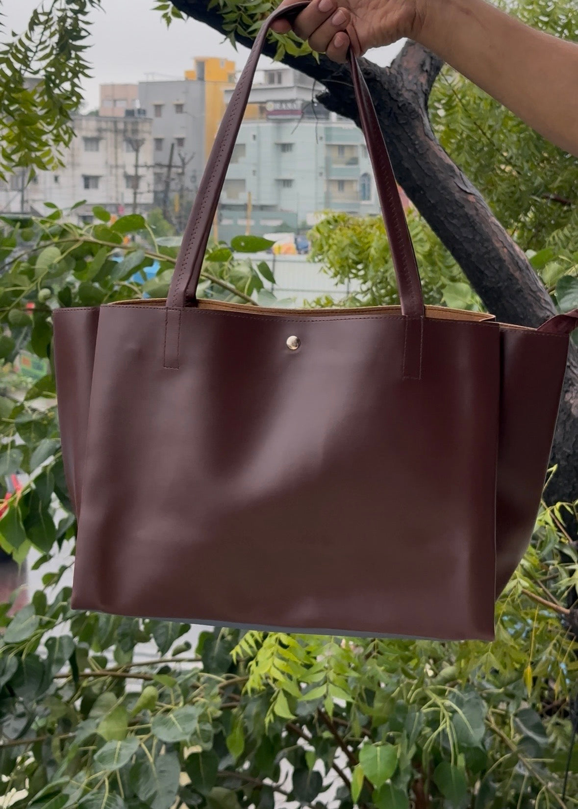 Tote Bag for Women - Brown