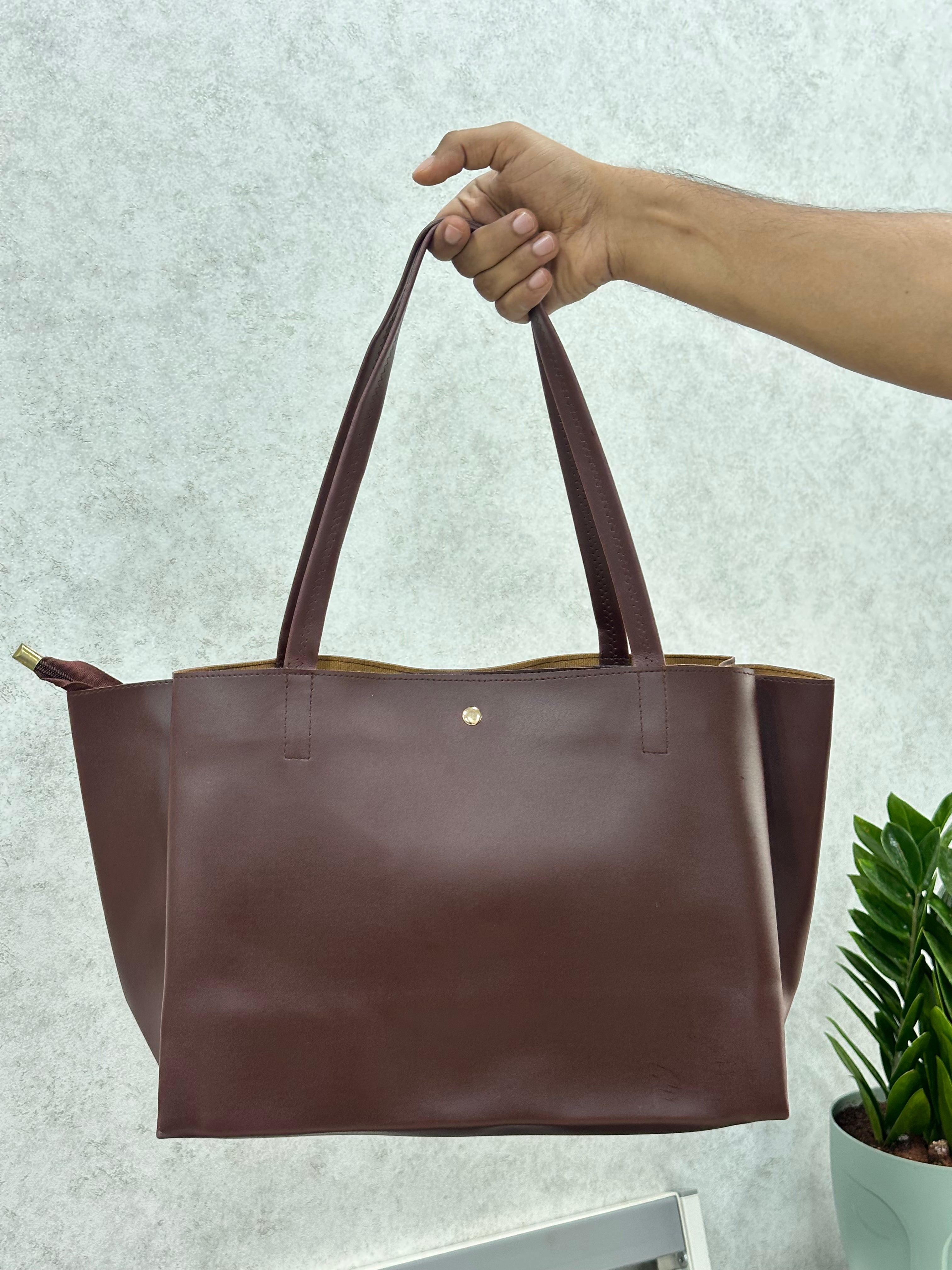 Tote Bag for Women - Brown