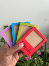 wooden frame with magnet 1 piece ( any colour )