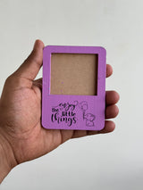 wooden frame with magnet 1 piece ( any colour )