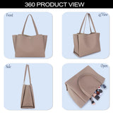 Tote Bag for Women - Beige