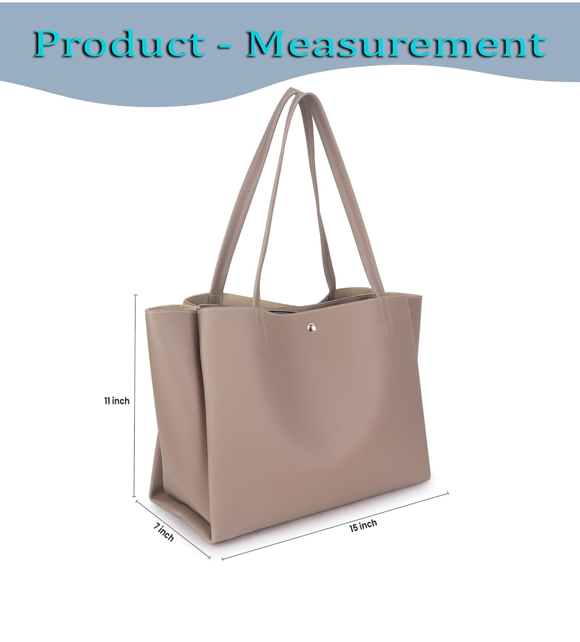Tote Bag for Women - Beige