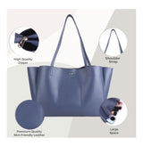 Tote Bag for Women - Blueish Grey