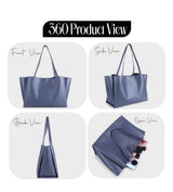 Tote Bag for Women - Blueish Grey