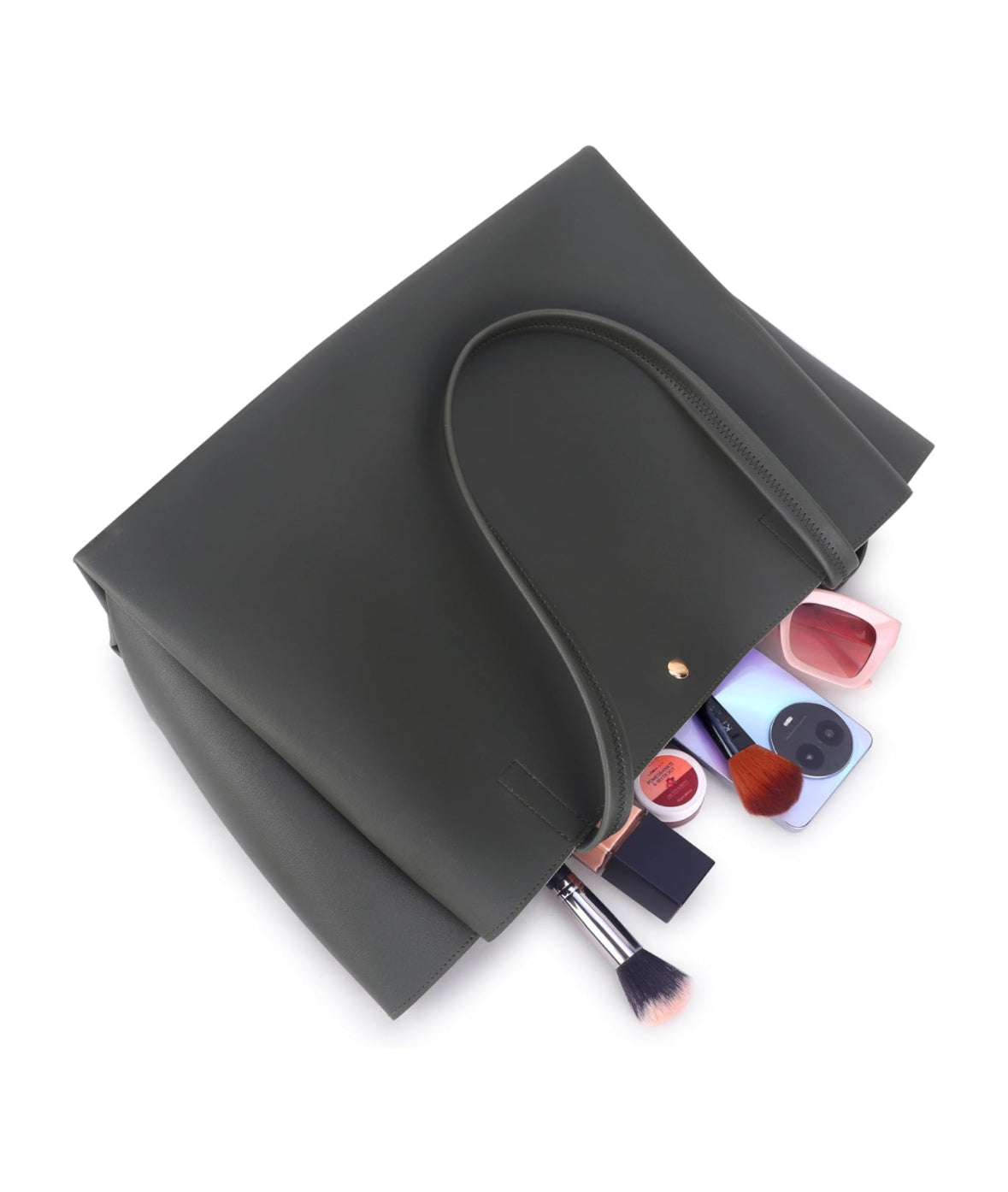Tote Bag for Women - Olive Green