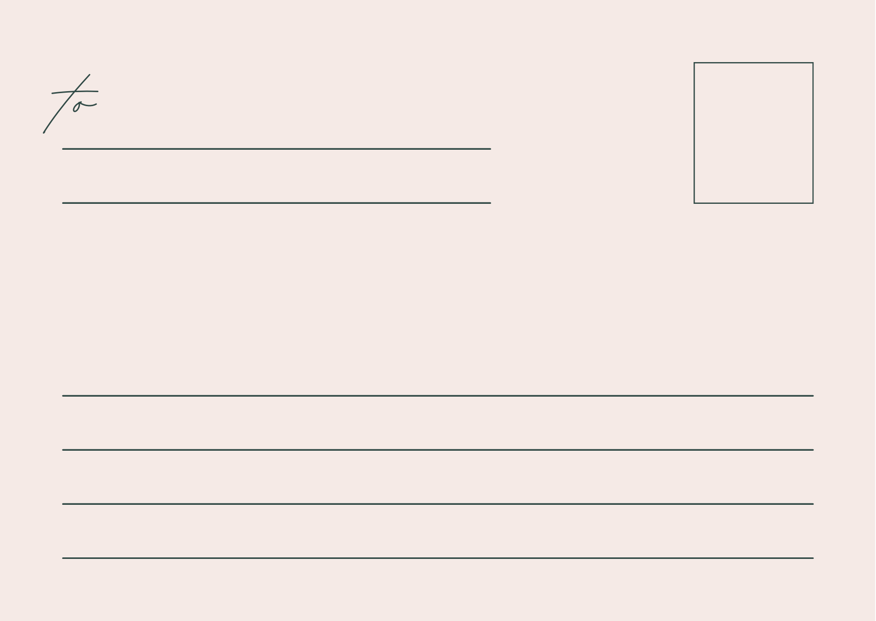 POST CARD FOR BELOVED