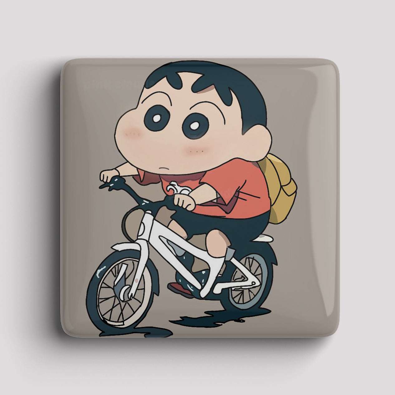 Fridge Magnet - Shinchan in cycle