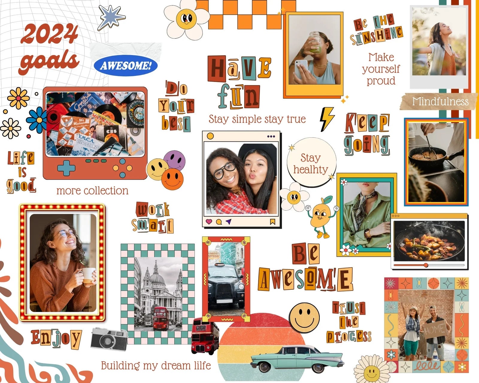 VISION BOARD [ size a2]
