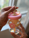 Pink glass 250ml capacity