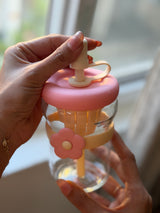 Pink glass 250ml capacity