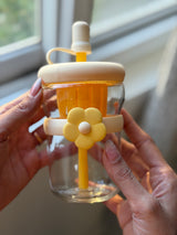 Cute yellow glass