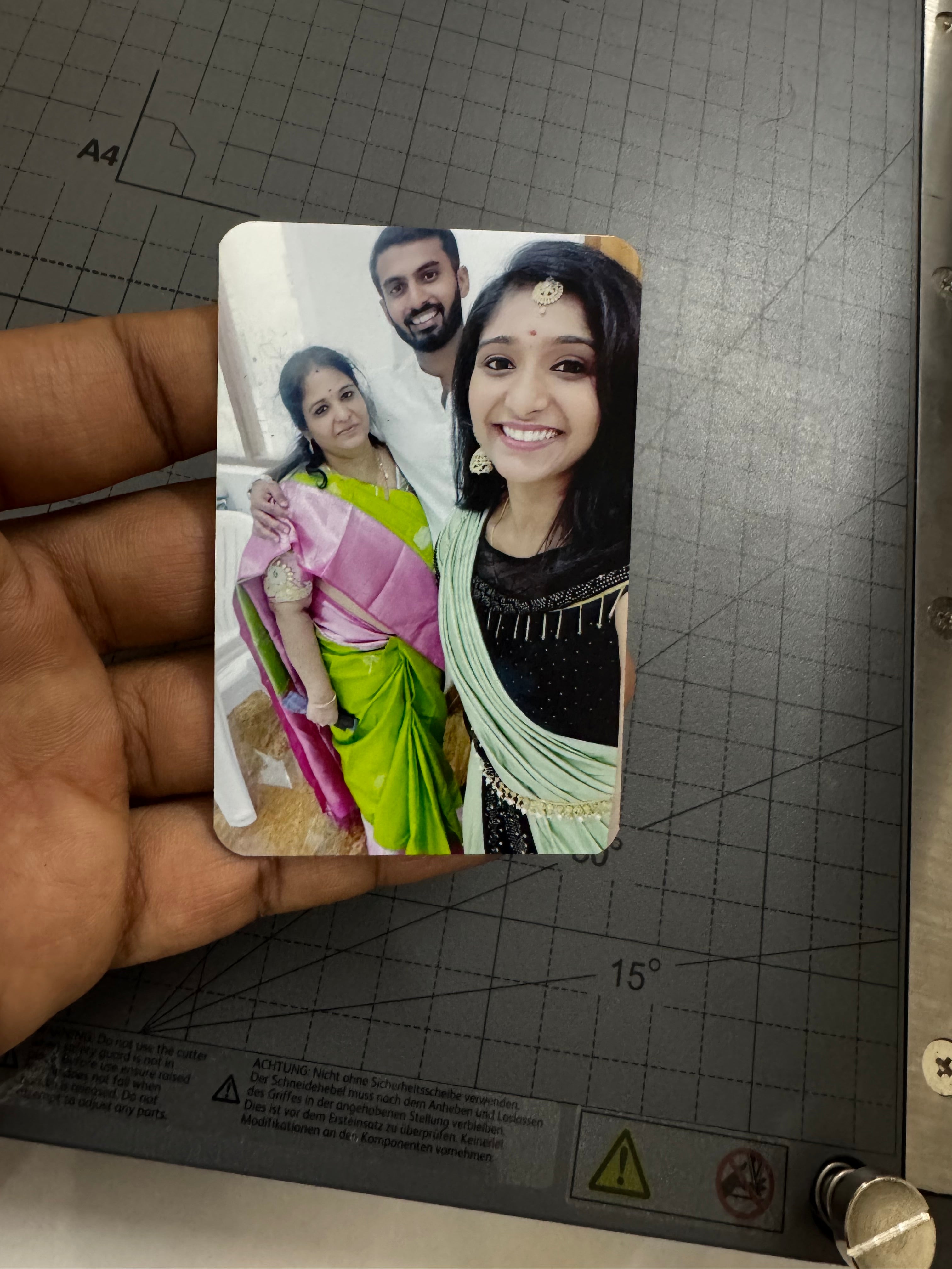 SLIM FRIDGE MAGNET PHOTO (vinyl) 2 piece