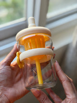 Cute yellow glass