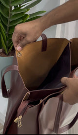 Tote Bag for Women - Brown
