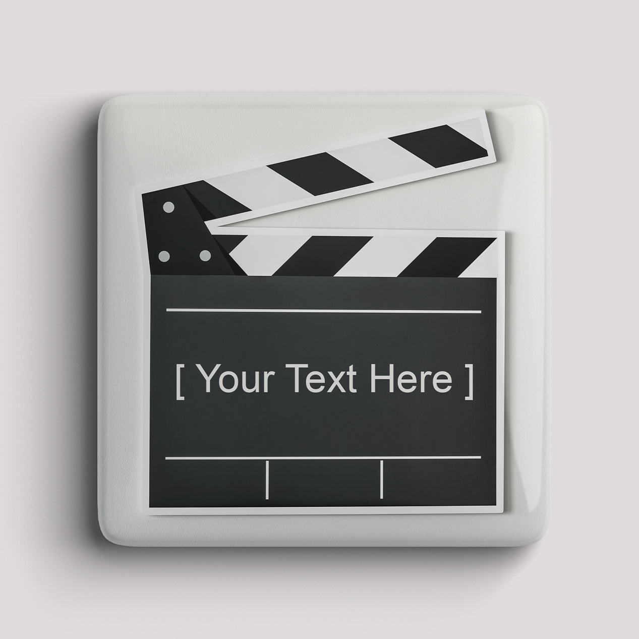 Fridge Magnet - Clapboard - with your name
